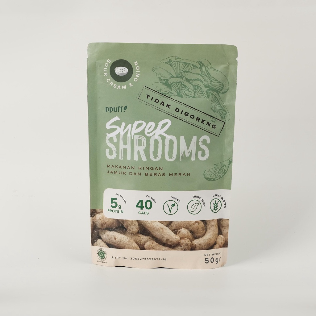 

PPUF Super Shrooms Sour Cream & Onion 50g