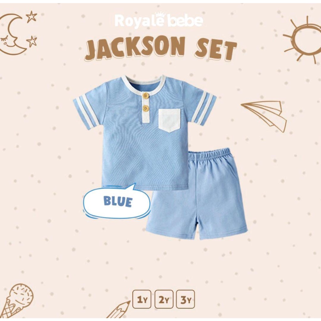 ROYALE BEBE JACKSON SET / SETELAN ANAK