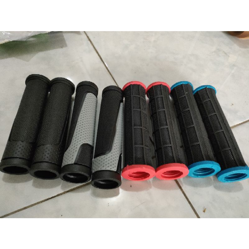 Hand Grip Handflat Handfat Hanflat Hanfat  Karet Stang Sepeda MTB D303