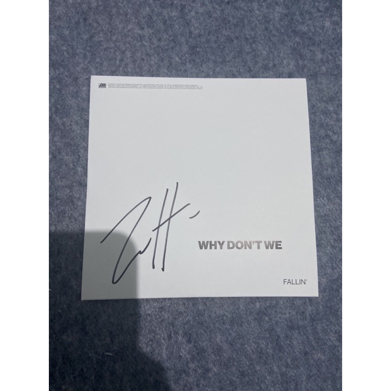 Why Don’t We Signed CD Fallin’ Zach Herron