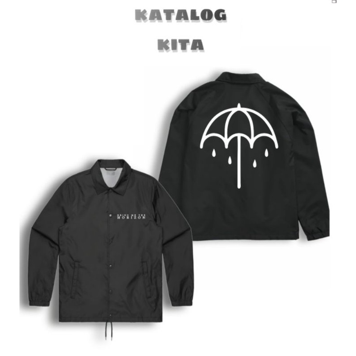Jacket Coach LOGO BMTH BRING ME THE HORIZON | Windbreakers Premium best seller | Bisa Cod | Pria Wan