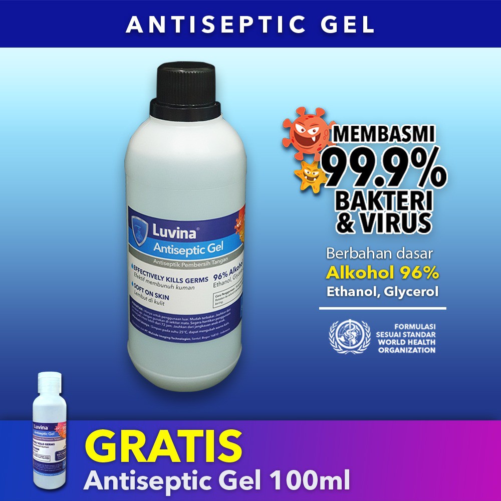 Hand sanitizer/ hand antiseptik / Disinfektan Tangan Steril 1 Liter