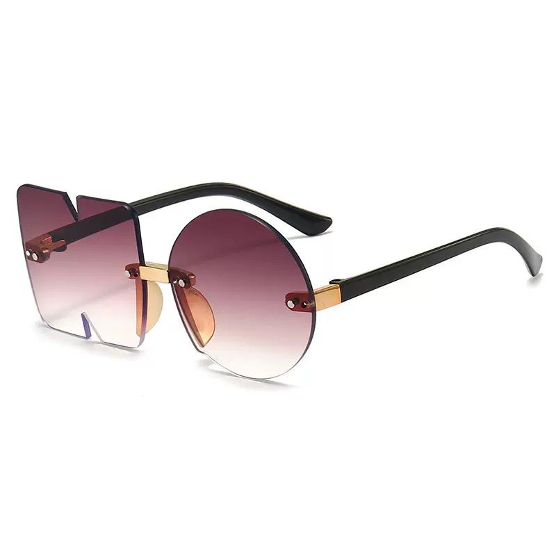 BBS KC05 Sunglasses Kacamata Hitam/Gradien (Bentuk NO) Tanpa Frame Women Fashion Anti Radiasi New Arrival Import