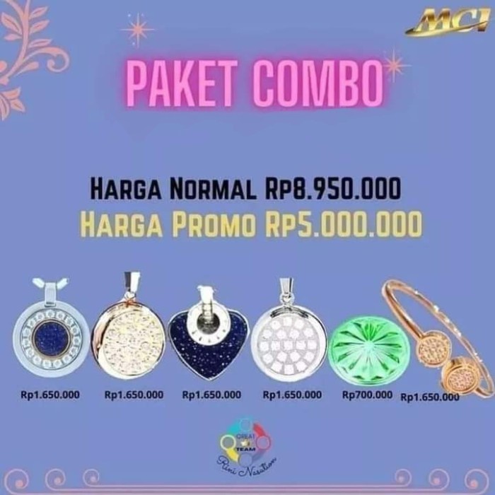Terlaris PROMO GELANG LSB Rose Gold Free 4 Kalung Dan Biomini MCi Ori 100%