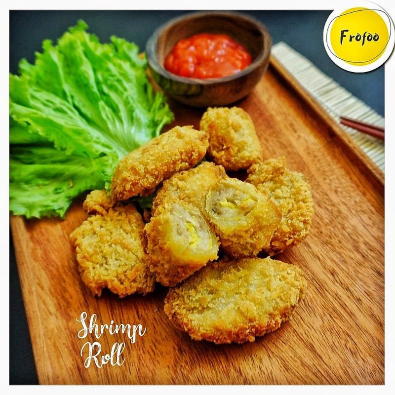 

Shrimp Roll 10pcs Frofoo Halal Homemade Frozen Food