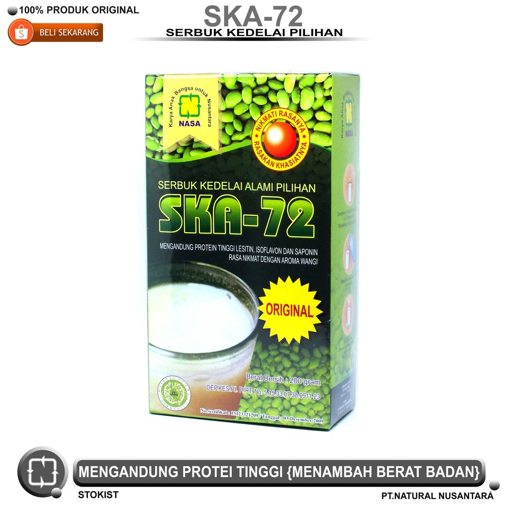 

SERBUK KEDELAI ALAMI ORGANIK SKA-72 (SUSU KEDELAI SERBUK PENAMBAH BERAT BADAN)