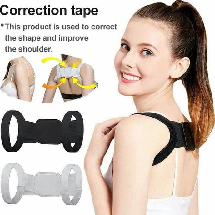 

Pembentuk dada dan tulang punggung posture orthotics correction tape - Putih