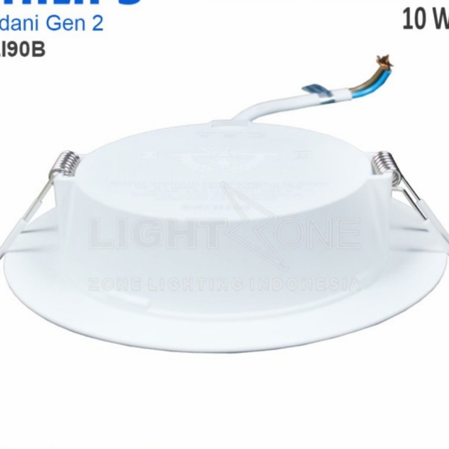 DOWNLIGHT LED ERIDANI 10 WATT PHILIPS DL190B PUTIH