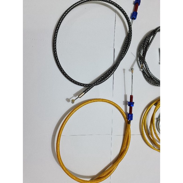 kabel kopling satu set kabel gas karbon ninja r rr vixion cb klx crf dll / tali kopling motor