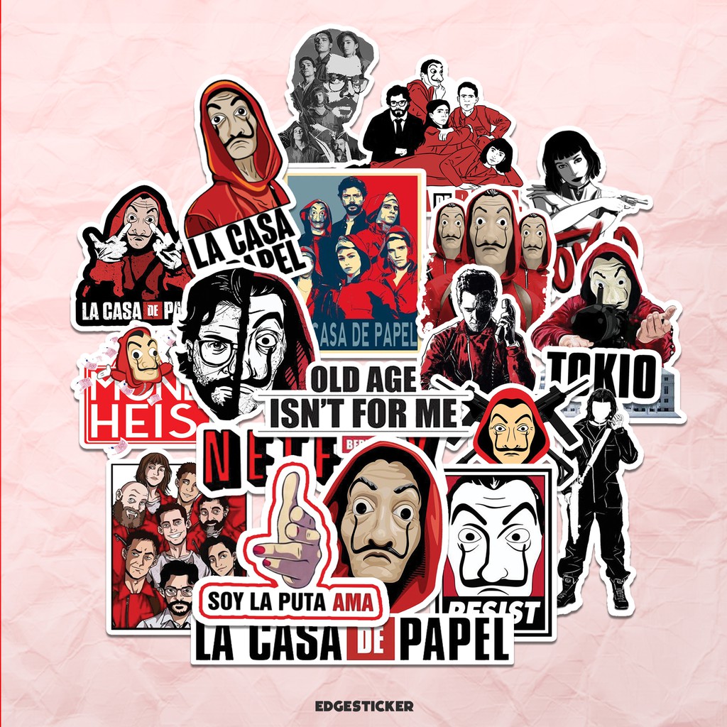 

20pcs MONEY HEIST Aesthetic Sticker Tumblr Sticker Laptop