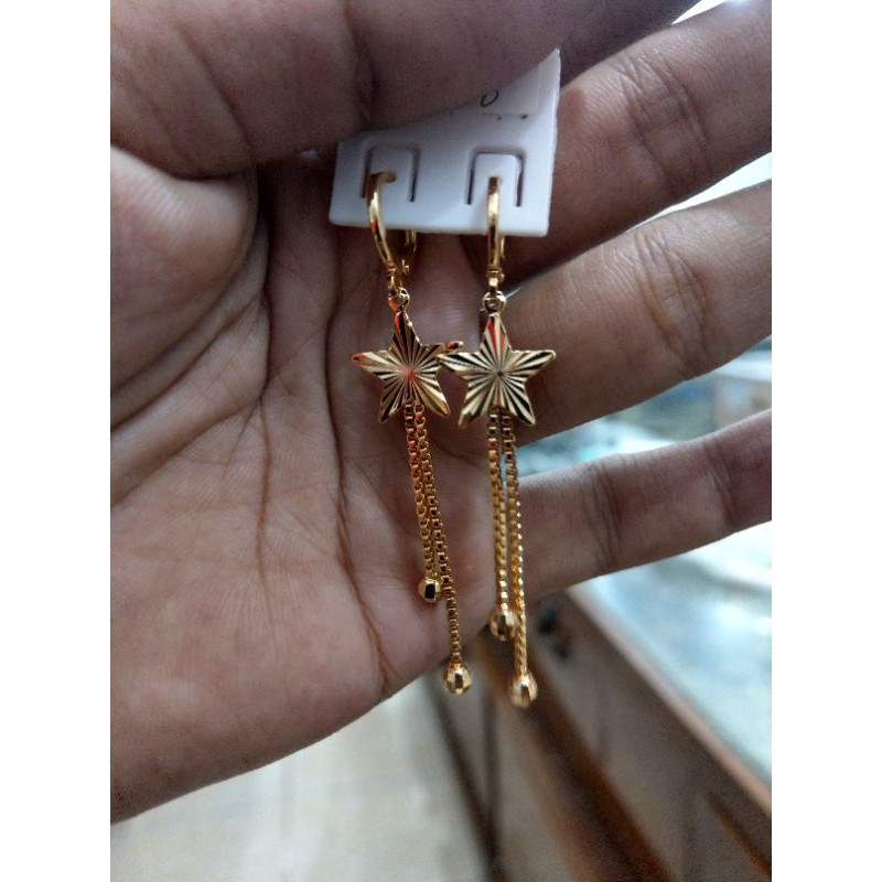 Anting Yaxiya Lapis Emas 18karat