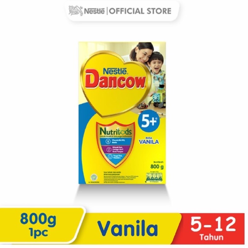 Dancow 5+ 5 Plus Vanila/ Madu 800g 800gram - Madu