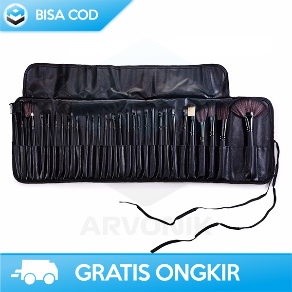 SET PAKET LENGKAP BRUSH MAKE UP BOX BY BIUTTE.CO DENGAN POUCH ORIGINAL
