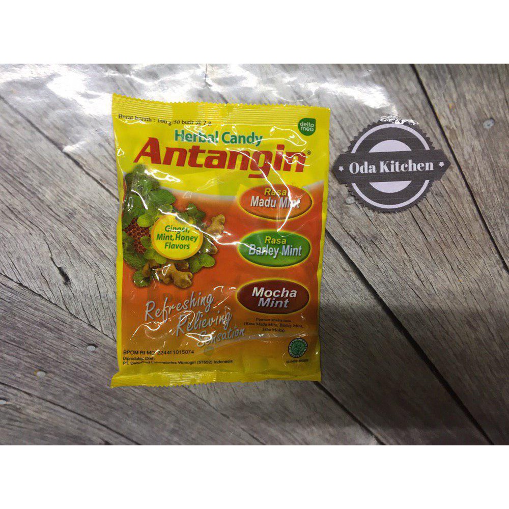 ANTANGIN HERBAL CANDY 100gr ISI 50 BUTIR @2gram PERMEN ANTANGIN