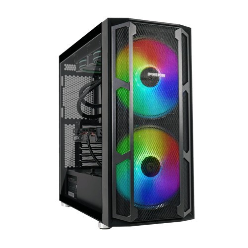 PRIME W-[X] - PREMIUM GAMING CASE 0.7mm STEEL - FREE 2PCS 20CM RAINBOW