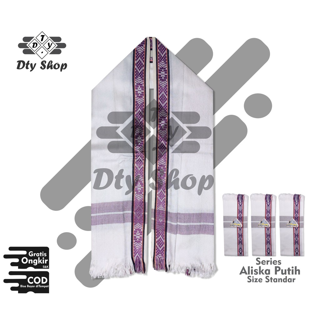 Sorban Imamah Aliska Putih Sorban Panjang
