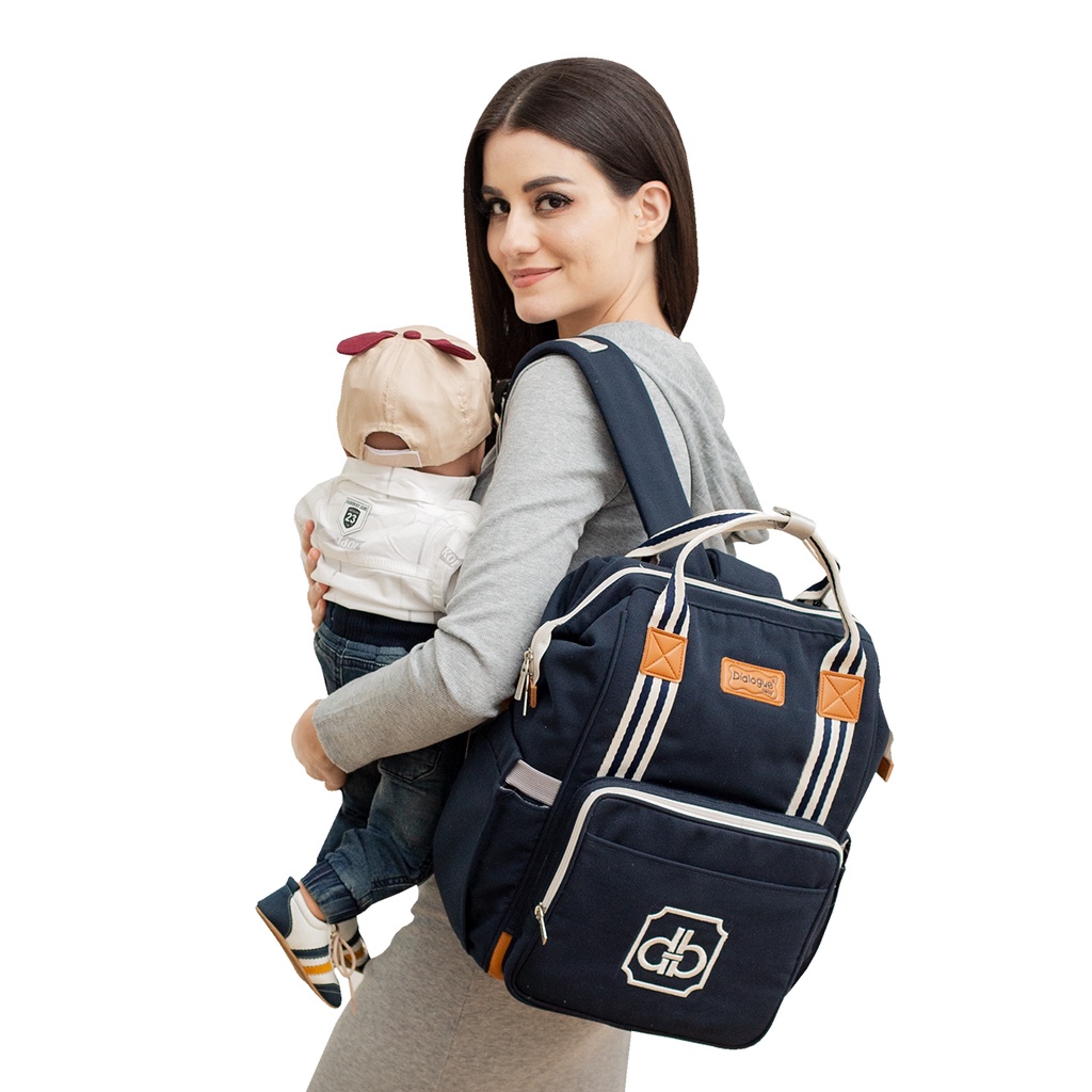 Dialogue Tas Ransel + Cooler Bag Classy Series DGT7412 - Tas Perlengkapan Bayi