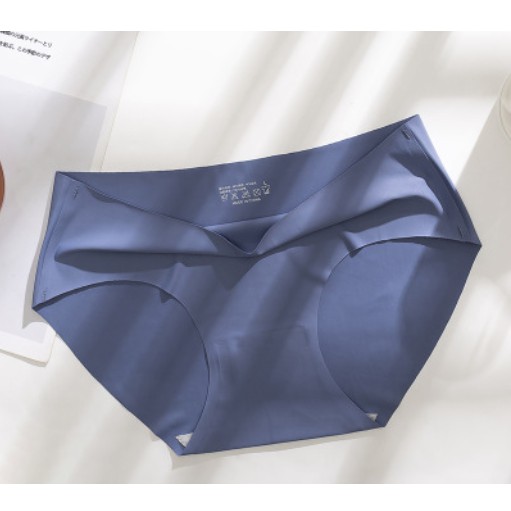 (NEW COLOR) Celana Dalam Seamless Anti Jiplak Tana Jahitan-Blue