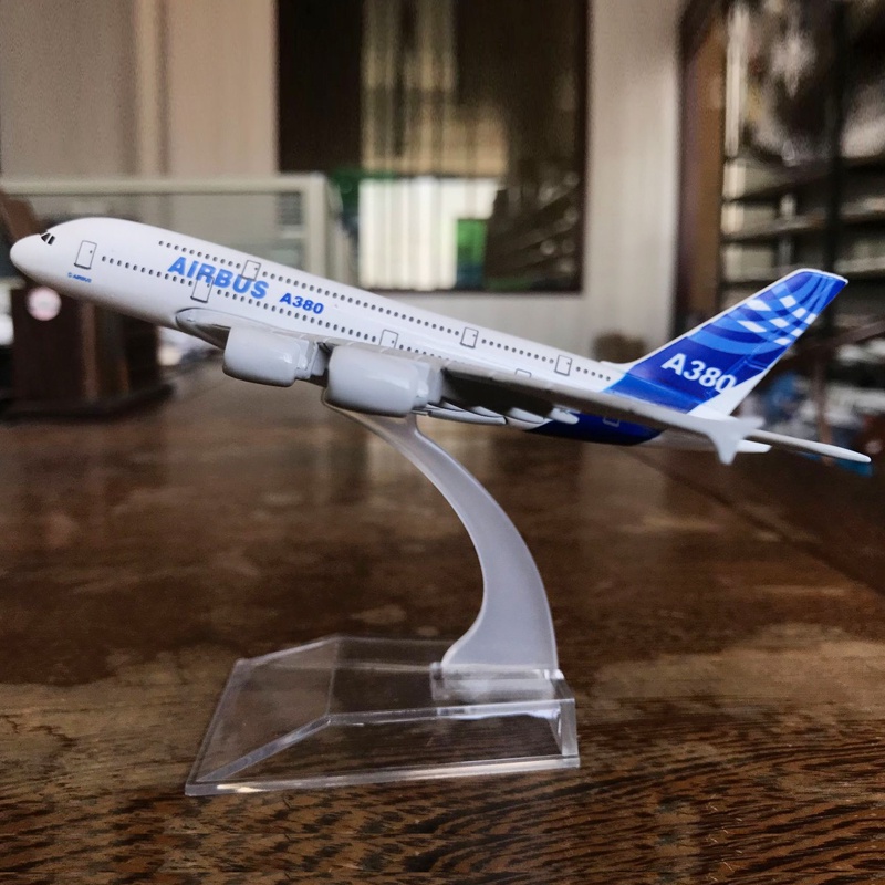 Boeing 747 B787 Model Pesawat Airbus 320 A380 Prototype Diecast Alloy 16CM