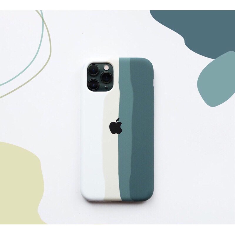 Original Stripe Midnight Green Case - FULL COVER - Iphone 6 7 8 6+ 7+ 8+ X XR XSMAX 11 PROMAX