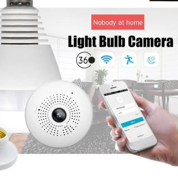 Baru Kamera CCTV IP Camera V380 BOHLAM LAMPU 360 View Wifi Wireless / CCTV Bola Lam
