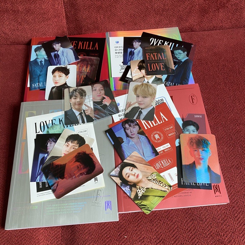 Monsta X Fatal Love Album Photocard Ktown Benefit Lenti Shownu Kihyun Jooheon I.M