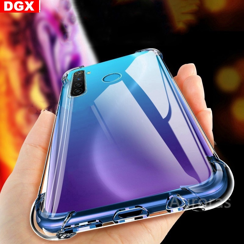 realme 5 i realme 6 pro Shockproof  TPU Clear  Case For Realme 3 pro