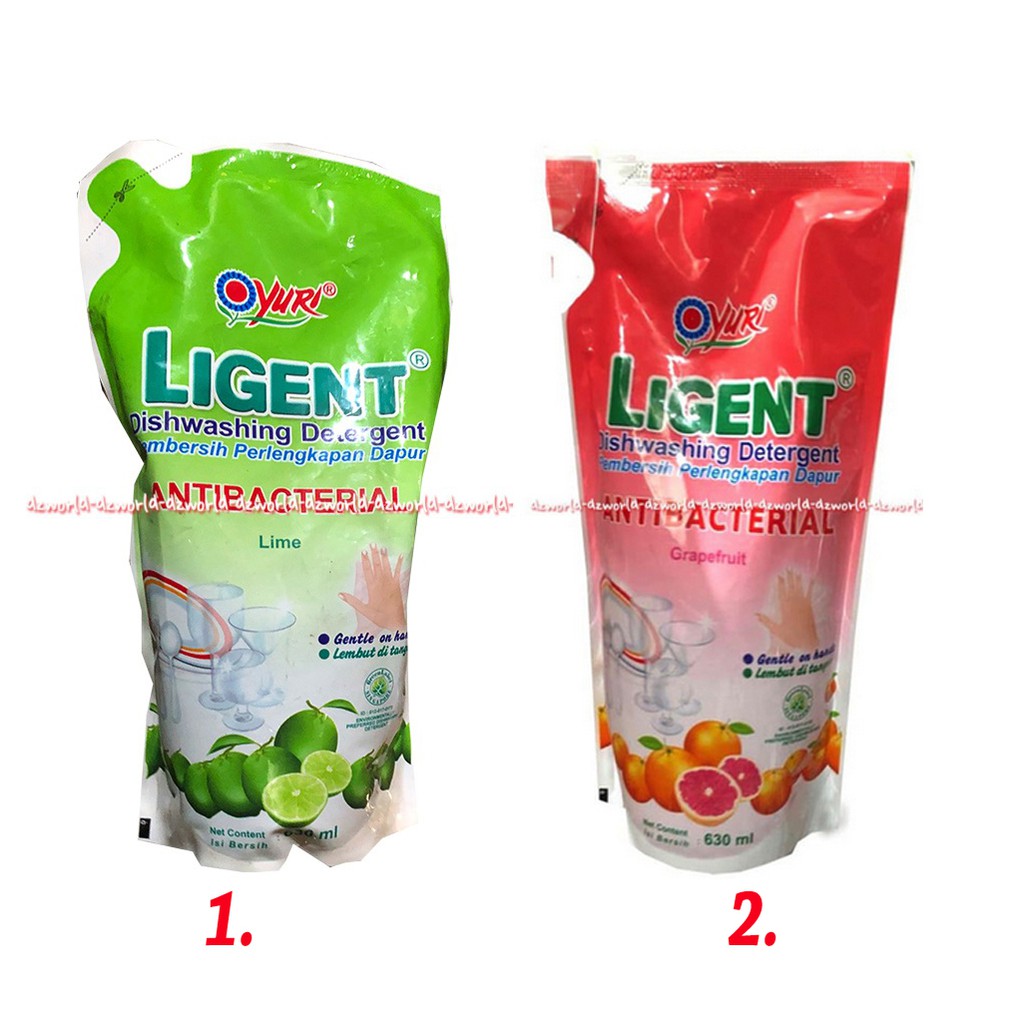 Yuri Ligent Dishwashing Detergent  Antibacterial Pembersih Perlengkapan Dapur