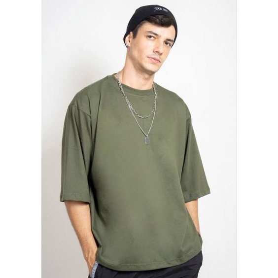 KAOS OVERSIZE COTTON COMBED 24S UNISEX