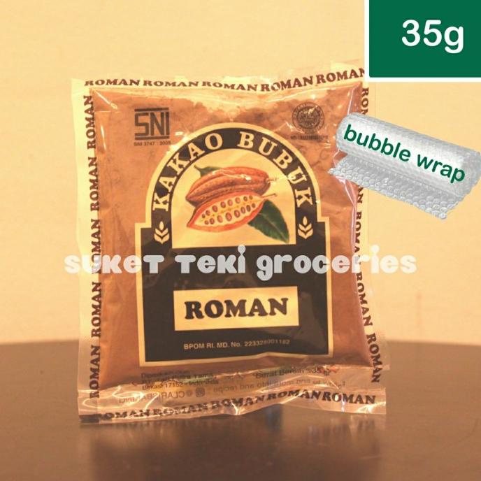 

Coklat / Kakao Bubuk Cocoa Roman 35gr per pak isi 10