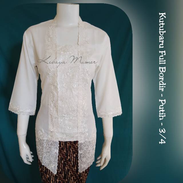 Kebaya Encim Kutubaru. Kebaya Kutu Baru. Kebaya Murah. Kebaya Bordir. Kebaya Encim. Kebaya Putih