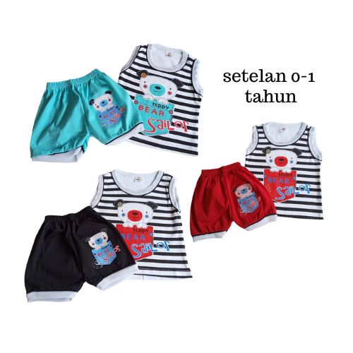 Setelan Baju Anak Oblong Sehari Hari