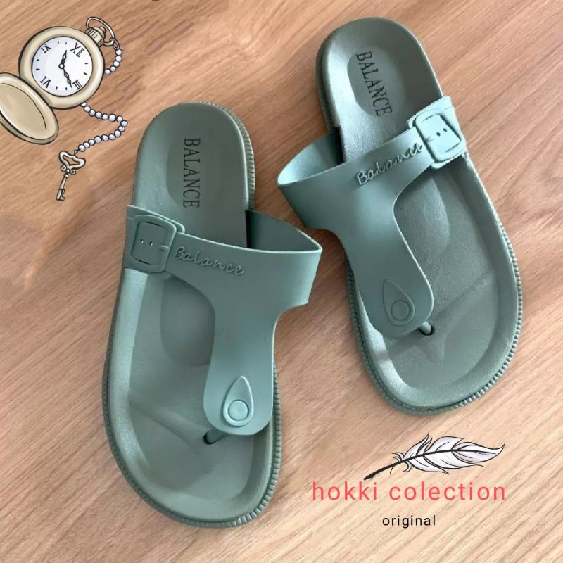 Sandal jepit Karet jelly Wanita Import murah Terbaru