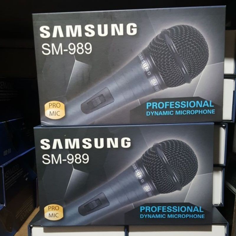 Microphone SAMSUNG Type SM - 989  Pro MIC Best Quality Suara Jenih