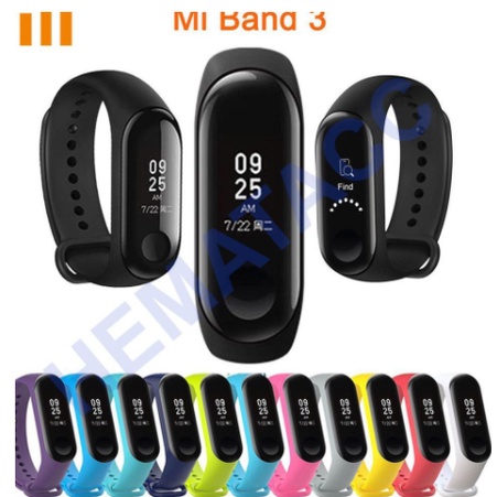 Original Strap Xiaomi Mi Band 6 / 5 / 4 / 3 Premium Tali Jam Smartband Bracellet M5 / M4 / M3 OASE