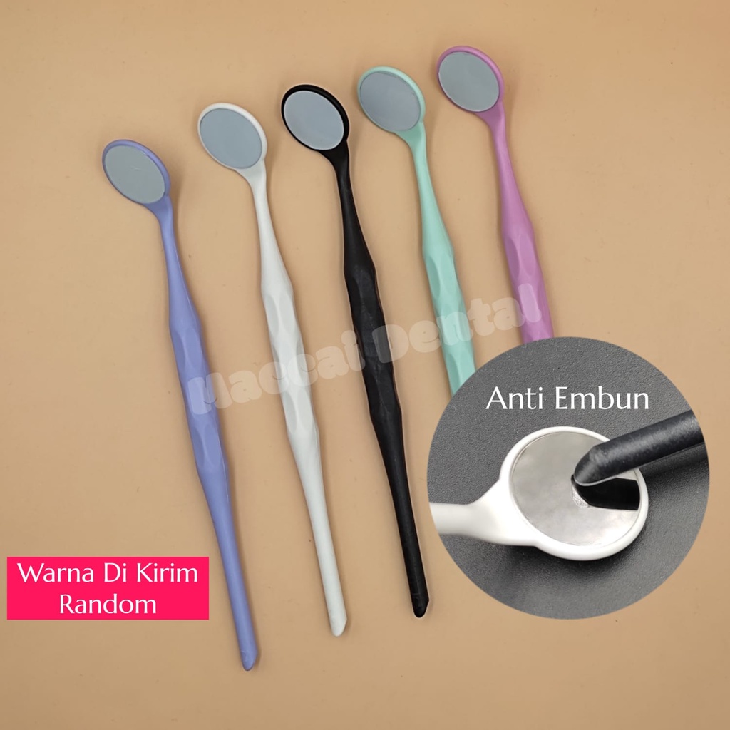 DENTAL MIRROR FRONT SURFACE / KACA MULUT ANTI FOG / ANTI EMBUN AUTOCLAVABLE