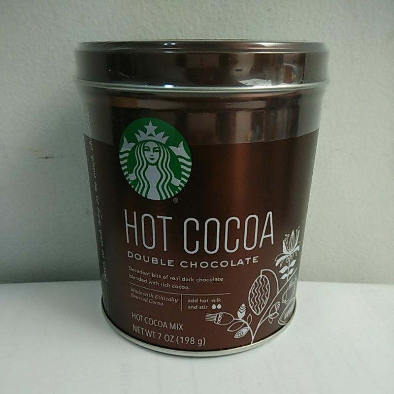 

STARBUCKS Hot Cocoa Mix Double Chocolate Tin 198g