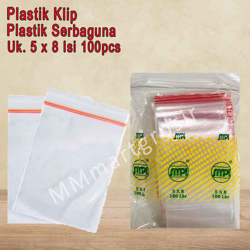 Plastik Klip / Plastik Serbaguna / Plastik uk.5 x 8 100pcs