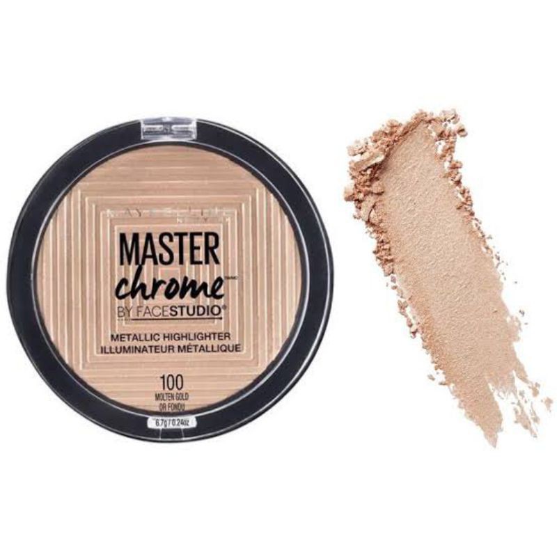 

Facestudio Master Chrome Metallic Highlighter Molten Gold