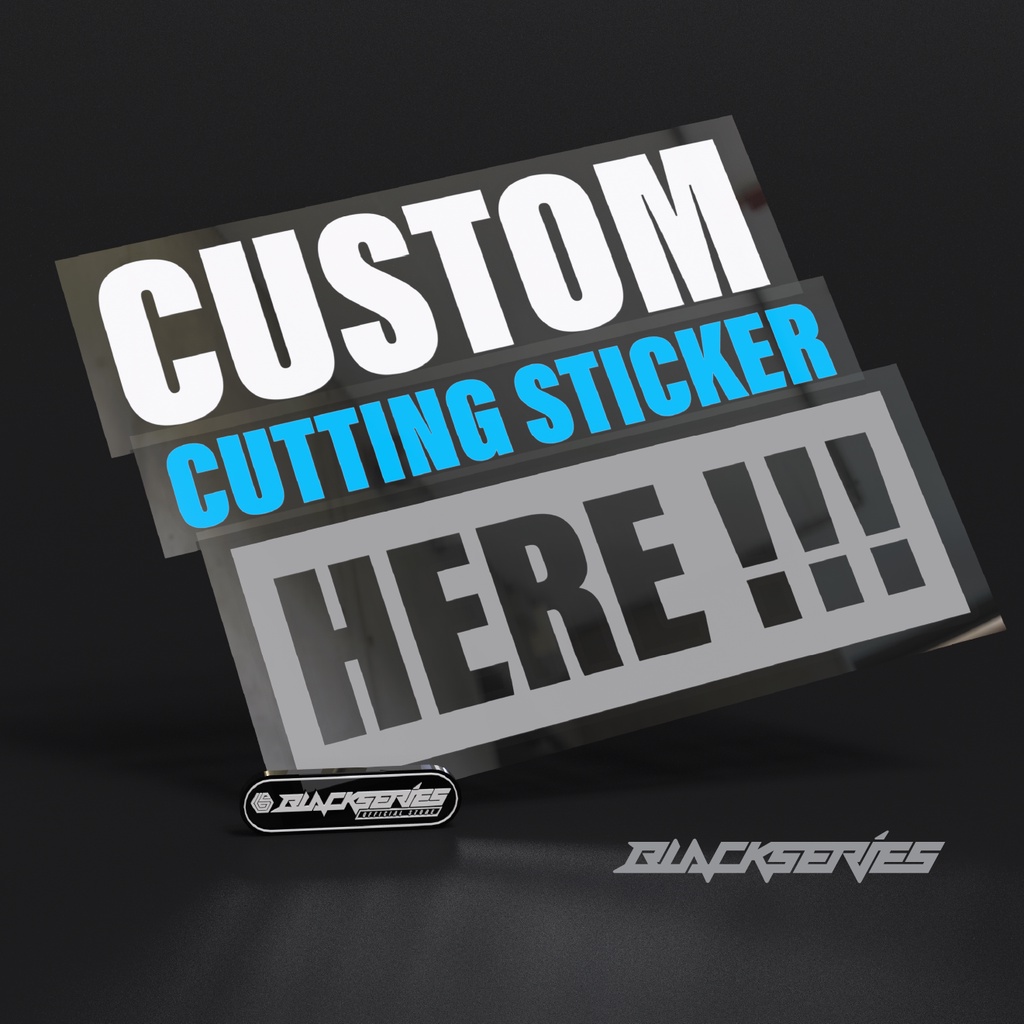 Custom Stiker Custom Cutting Stiker Cutting Sticker Custom