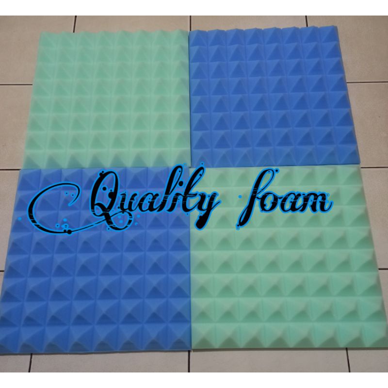 Busa peredam suara ruangan Acoustic pyramid warna ukuran 100×50cm tebal 6cm