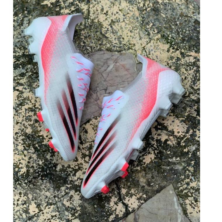 Jn6CodeSepatu Bola Adidas X Ghosted.1 White Pink(terupdate) 9L7