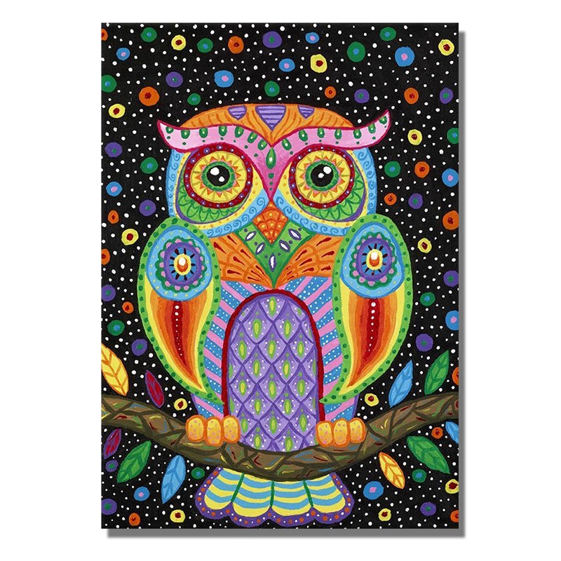 Jual Lukisan Dinding Owl Canvas Kanvas Lukisan Printing Ukuran A X Cm Shopee Indonesia