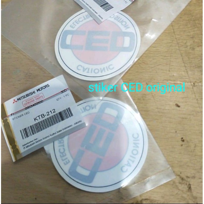 stiker CED canter ORIGINAL L300/CANTER