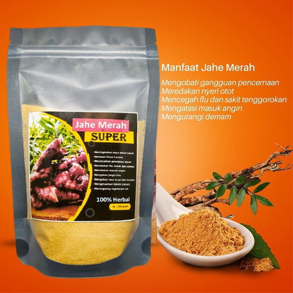 

JAHE MERAH SUPER SERBUK INSTAN 250gr