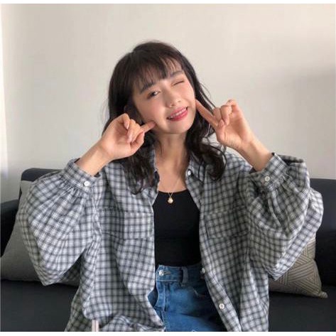 BEFAST - ZEC OOTD Wanita Kemeja HAGGIE / Golin Oversize Shirt / Kemeja Hem Kekinian Wanita Remaja / Kemeja Outer / Atasan Lengan Panjang / OOTD Ala Style Korean / Terbaru 2022 / Trendy