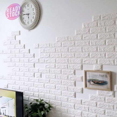 1 Wallpaper Dinding Stiker Wallfoam 3D Sticker Waterproof Dekorasi Kamar Rumah Murah-6