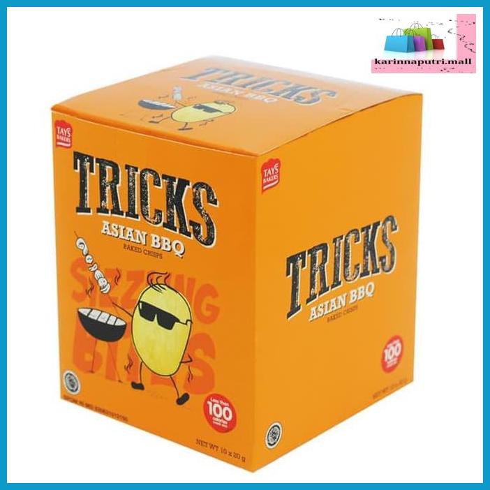 

E5Ewsfg- Snack Tricks Baked Crips Kentang - Rasa Bbq- 1 Box 10 Pcs - Bbq 78Itjyhf-