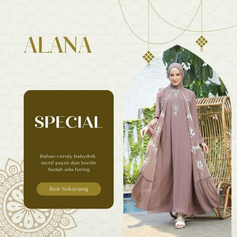 gamis kaftan alana