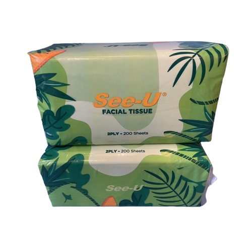 Jual TISSUE SEEU FACIAL TISSUE 2PLY 200 SHEETS / TISU KERING Shopee